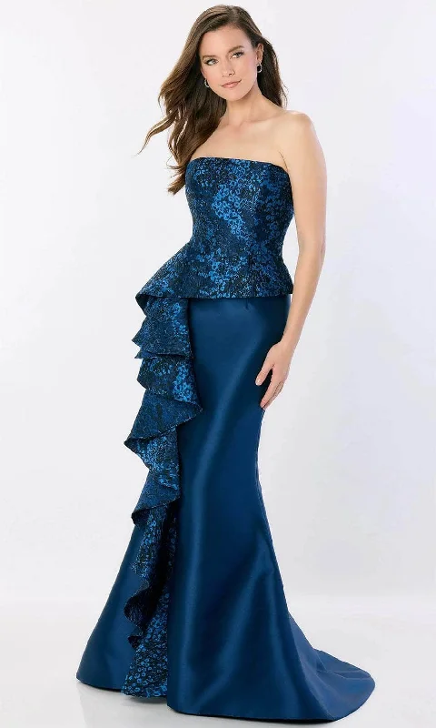 gown dress preservation tipsMontage by Mon Cheri M2228 - Ruffled Detail Fitted Bodice Gown