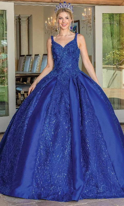 gown dresses with trainsDancing Queen 1680 - Sleeveless Ballgown