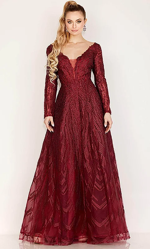 beaded gown dressesCecilia Couture 191 - Jacquard Gown