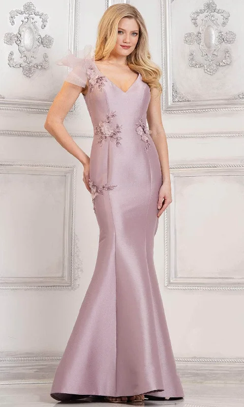 cocktail gown dressesMarsoni by Colors MV1309 - V-Neck Mermaid Formal Gown