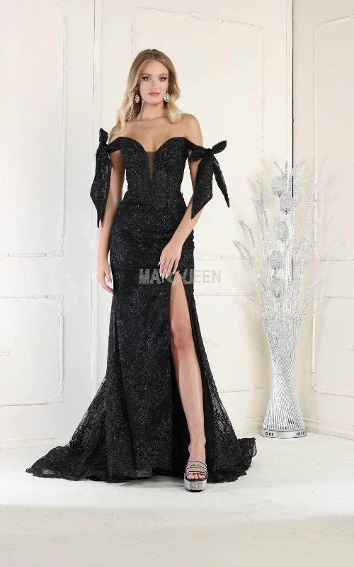 silver gown dressesMay Queen RQ7966 - Mermaid Gown