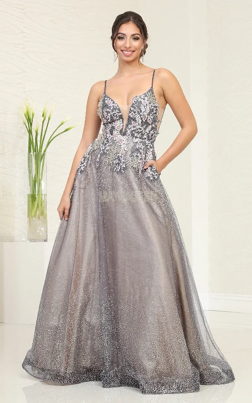 petite gown dressesMay Queen RQ8035 - A-Line Gown