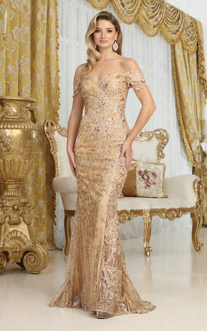 red carpet gown dressesMay Queen RQ8074 - Cap Sleeve Gown