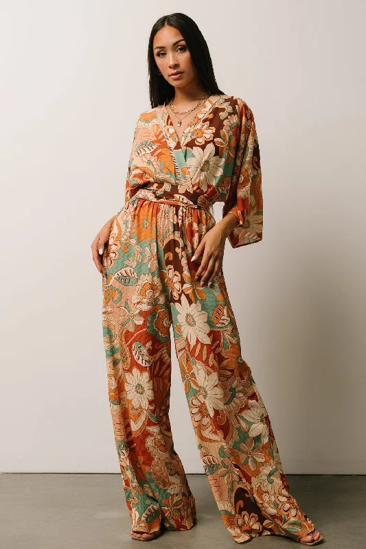 women's jumpsuits for statement fashionRhapsody Jumpsuit | Multi Print