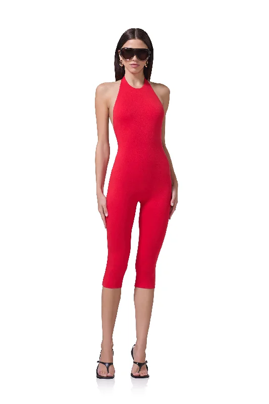 women's jumpsuits for yogaPatty Catsuit - Risky Red