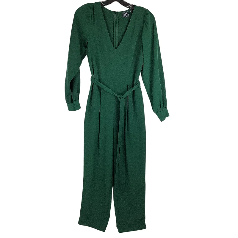 women's boho jumpsuitsJumpsuit By Gap In Green, Size: 0 petite