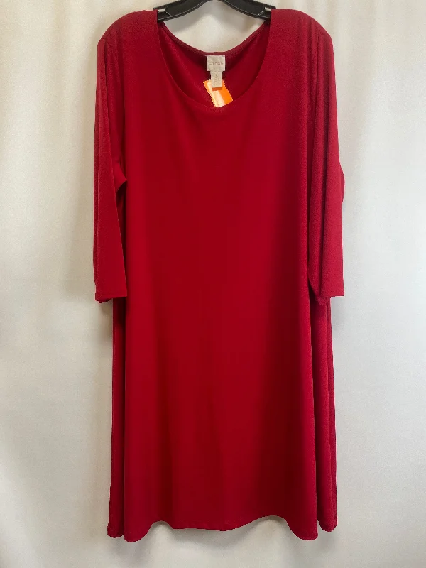 midi dresses with pocketsDress Casual Midi By Chicos  Size: Xl