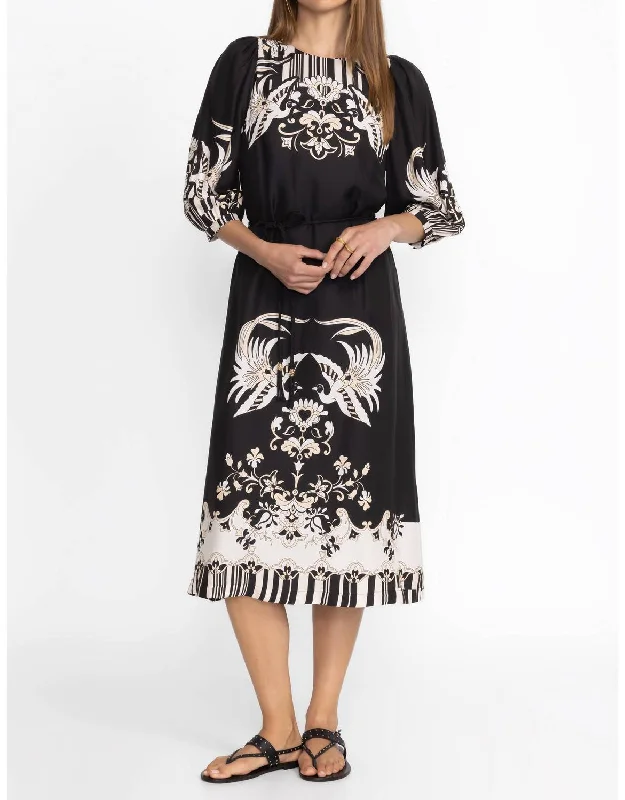 midi party dressesViviette Midi Dress In Birds Of Paradise