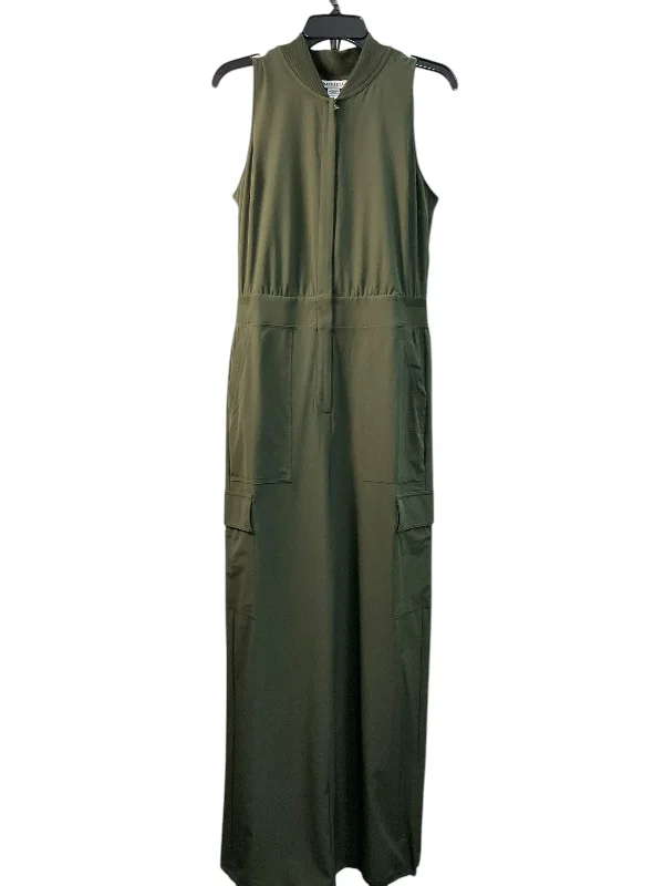 women's jumpsuits with Peter Pan collarsJumpsuit By Athleta In Green, Size: M