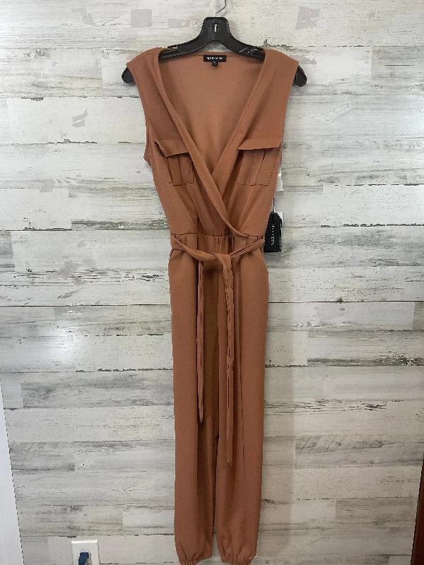 women's jumpsuits with pastel huesJumpsuit By MAX AND ASH In Brown, Size: S