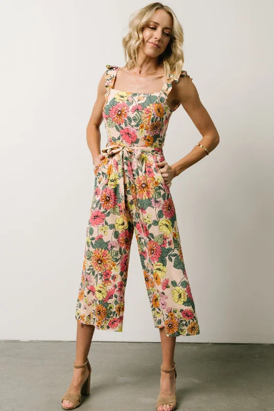 women's jumpsuits for fair-trade practicesGemma Jumpsuit | Multi Floral