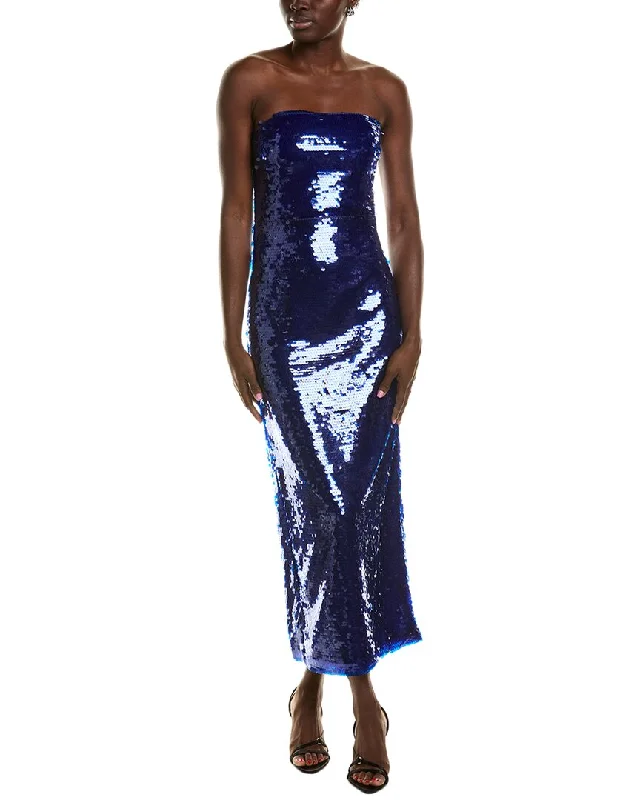 work-appropriate midi dressesML Monique Lhuillier Mira Sequin Midi Dress