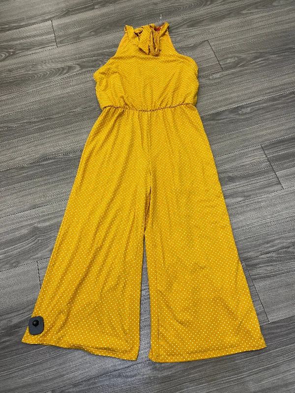 women's jumpsuits with bell sleevesJumpsuit By Rolla Coster In Yellow, Size: L