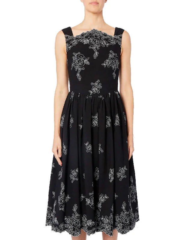 sequin midi dressesLynn Sleeveless Midi Dress In Black