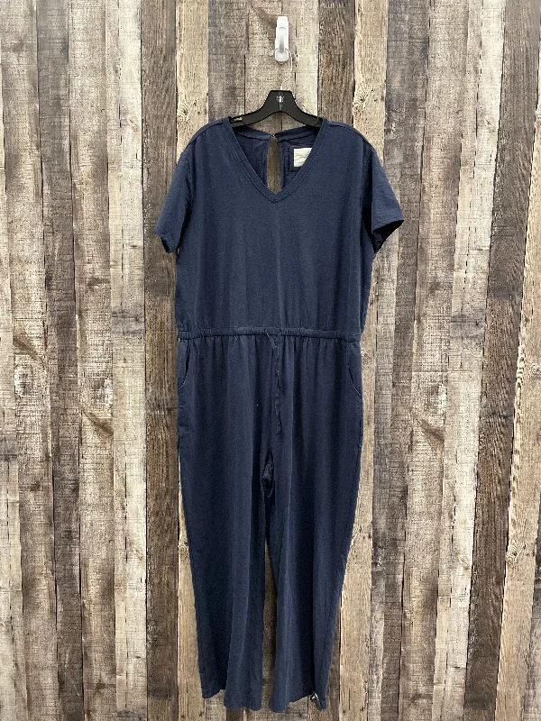 women's jumpsuits with zippersJumpsuit By Cme In Navy, Size: L