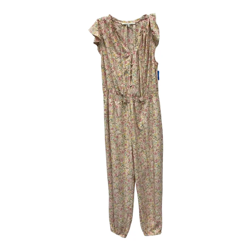 women's jumpsuits with buttonsJumpsuit By Collective Concepts In Pink, Size:Xl