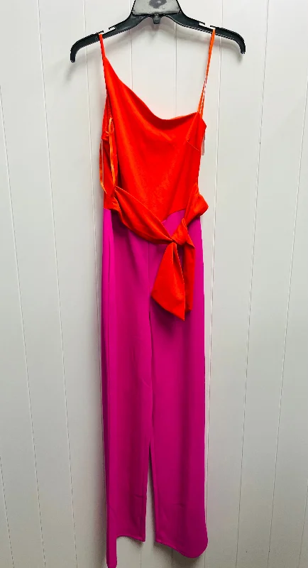 women's jumpsuits for date nightsJumpsuit By Crystal Sky In Orange & Pink, Size: S