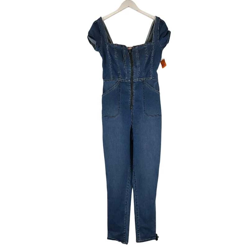 women's jumpsuits made of chiffonJumpsuit By We The Free In Blue Denim, Size: M