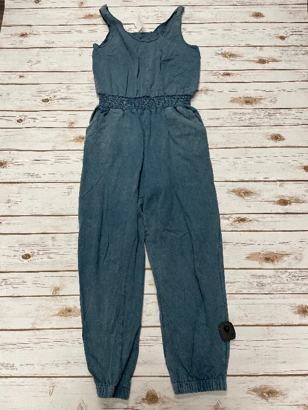 women's jumpsuits made of denimJumpsuit By Oddi In Blue, Size: M