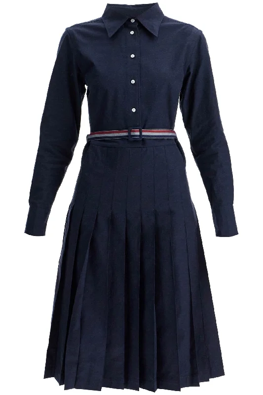 body-hugging midi dressesThom e Women's Midi Shirt Dress With Belt