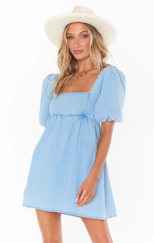 women's jumpsuits for affordable luxurySmitten Babydoll Dress ~ Sky Blue