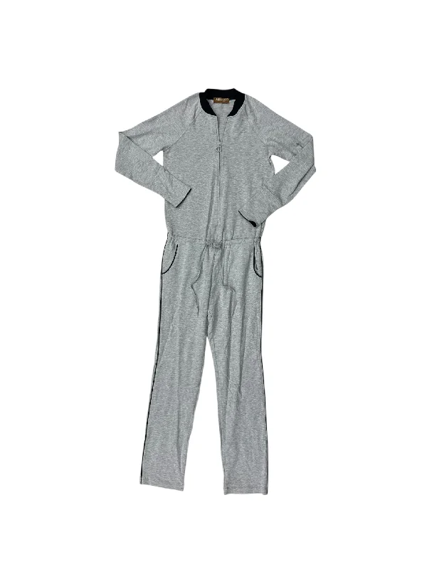 women's jumpsuits with long sleevesJumpsuit By LA RELAXED In Grey, Size: S