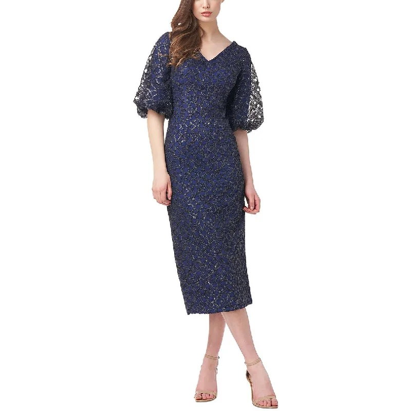 midi dresses with buttonsWomens Sequined Midi Cocktail and Party Dress