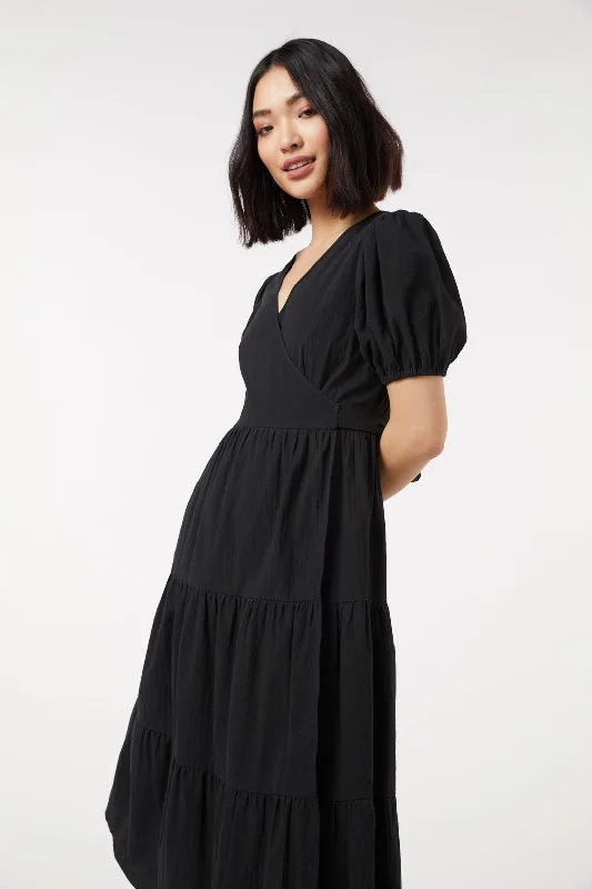 women's jumpsuits made of cottonSimone Wrap Dress