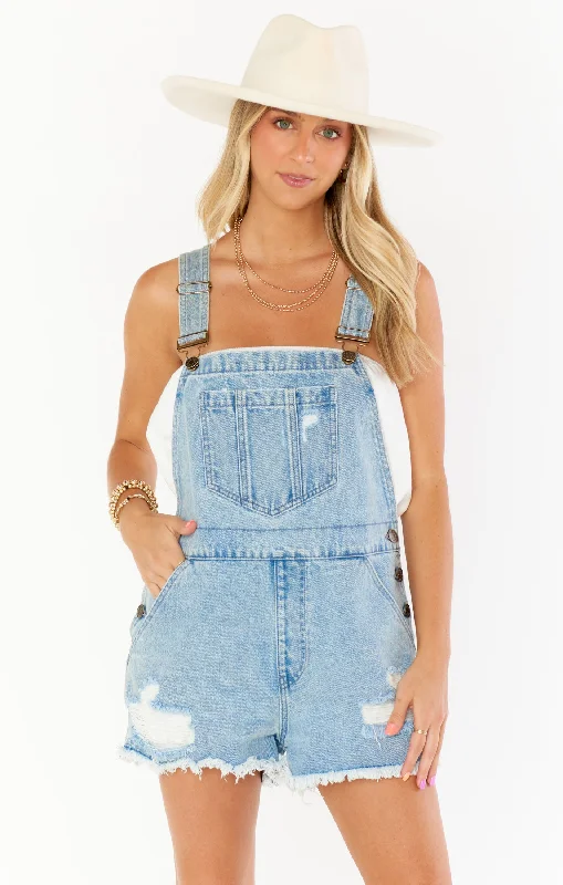 women's jumpsuits for tall womenGeorgia Overalls ~ Light Tide