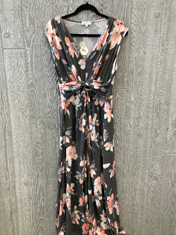 maxi dresses for plus-size bridesDress Casual Maxi By Clothes Mentor In Floral Print, Size: L