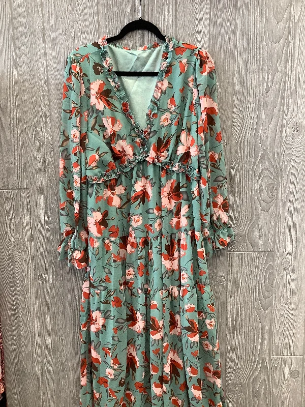 maxi dresses for all seasons and occasionsDress Casual Maxi By Clothes Mentor In Green, Size: Xl