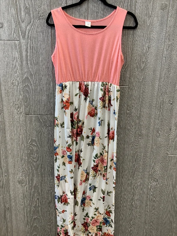 maxi dresses for teensDress Casual Maxi By Clothes Mentor In Coral, Size: L