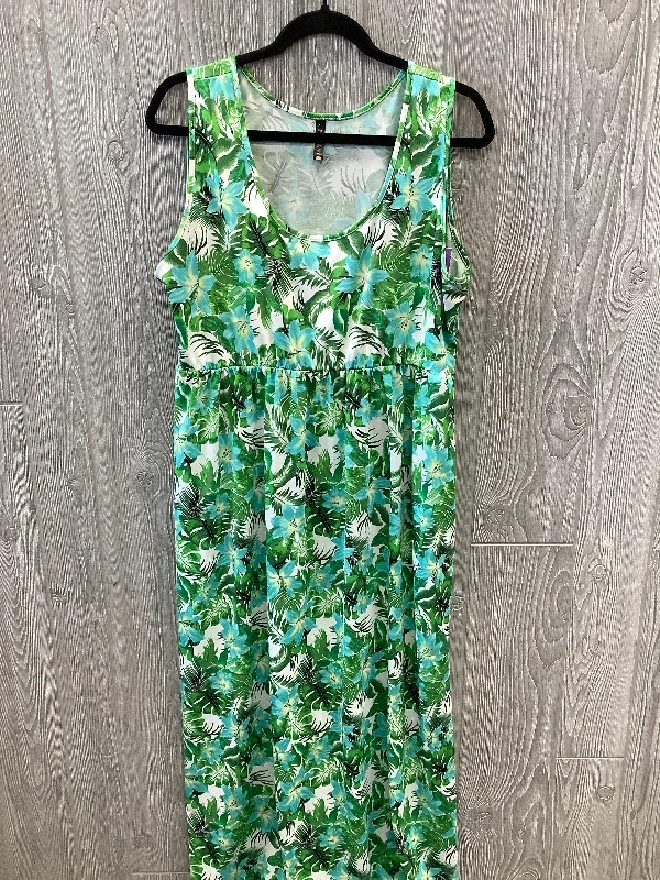 elegant maxi dressesDress Casual Maxi By Clothes Mentor In Green, Size: Xl