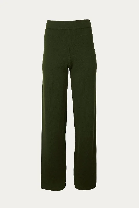 women's cashmere pantsAlba Pant In Olive