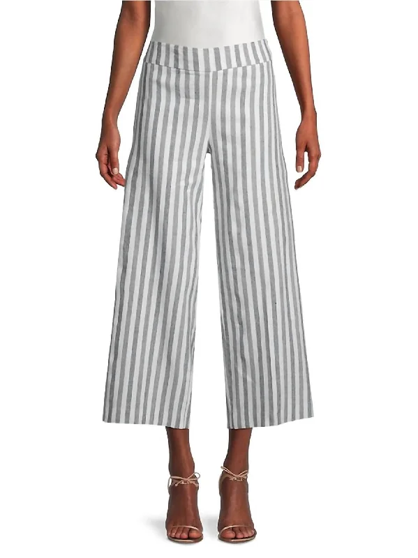 women's hot pantsAlex Relaxed Straight Ankle Pant In Coastal Stripe