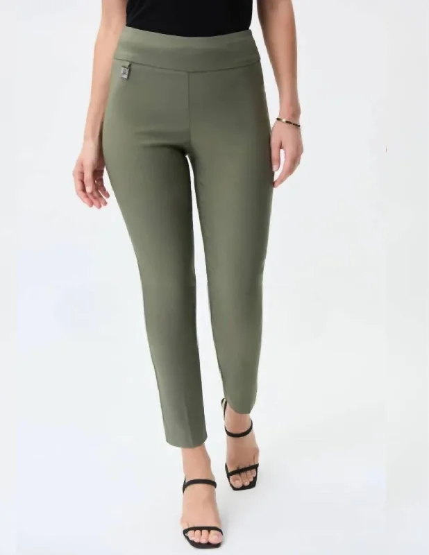 women's luxury pantsAnkle-Length Pant In Agave