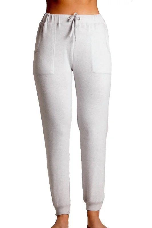 women's wool pantsJoggers In White