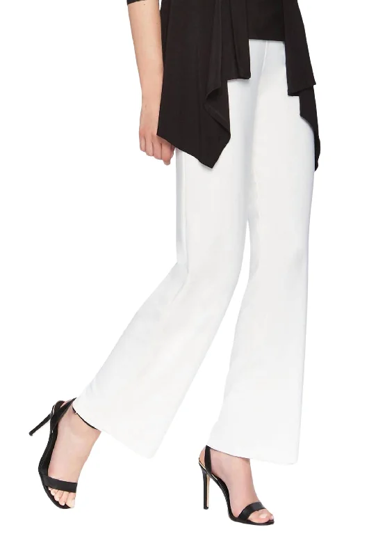 women's formal pantsKnit Pants In Off White