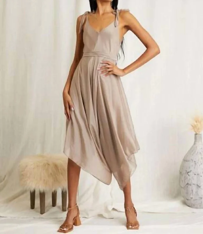 women's ankle-length pantsNova Jumpsuit In Taupe