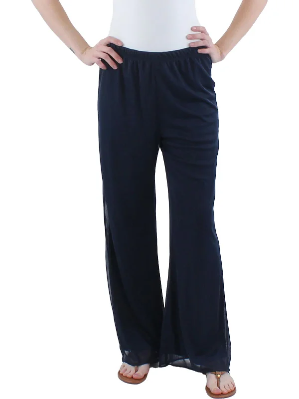 women's button-fly pantsPetites Womens Mid-Rise Dressy Straight Leg Pants