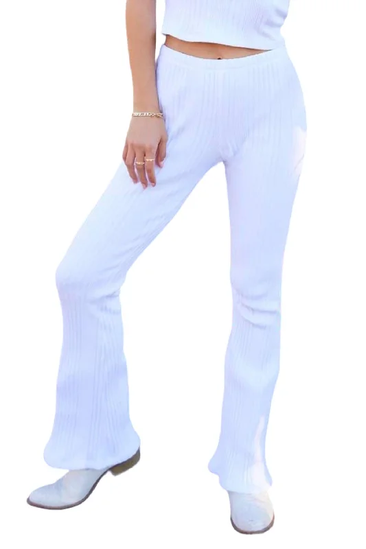 women's cargo pantsRiverside Skinny Flare Pant In White