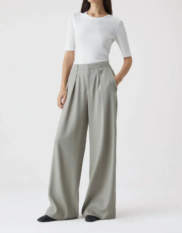 women's capri pantsRylan Wide Leg Pant In Grey Marble