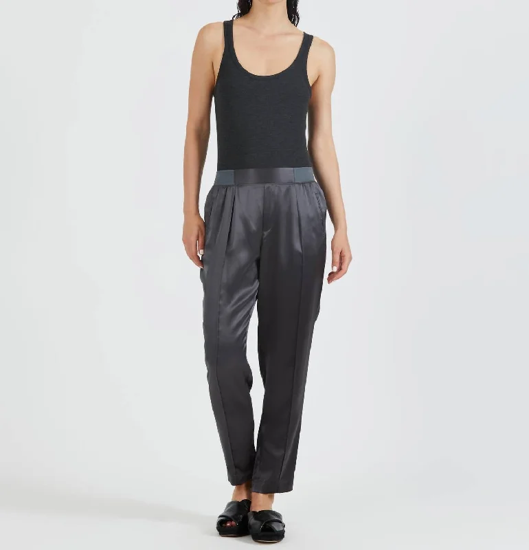 women's patterned pantsSilk Pull On Pants In Flint