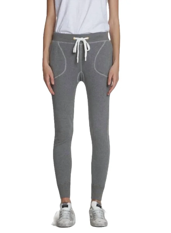 women's warm pantsSlim Jim Jogger In Grey