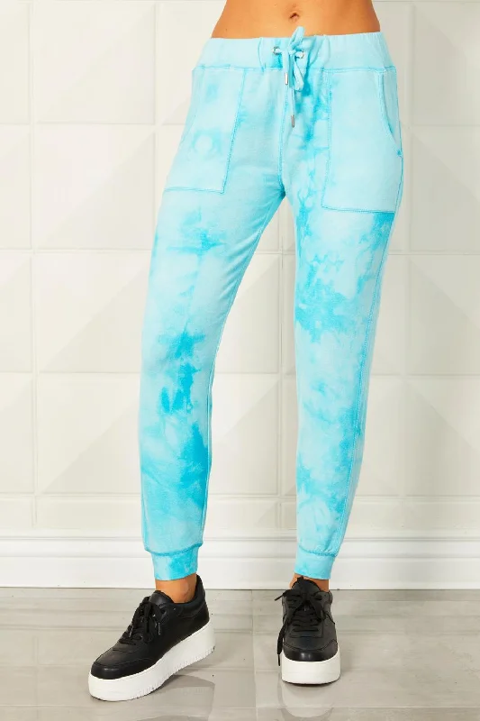 women's denim pantsSoft Stretch Tie Dye Jogger In Surf