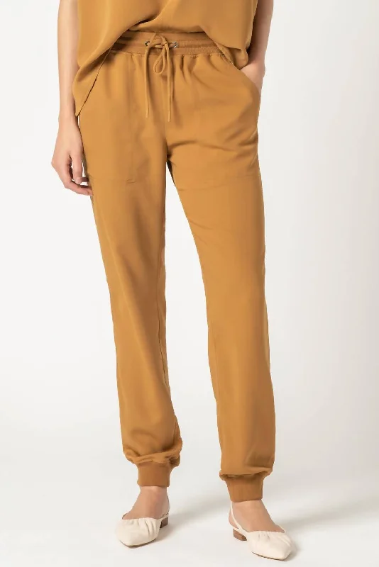 women's ripped pantsTrack Pant In Nutmeg