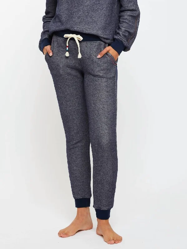 women's high-waisted pantsWomens Roma Jogger In Indigo