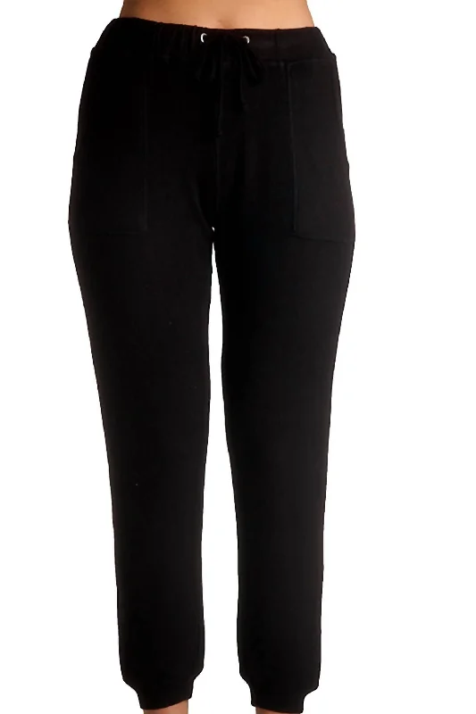 women's jogger pantsWomen's Supersoft Drawstring Jogger In Black