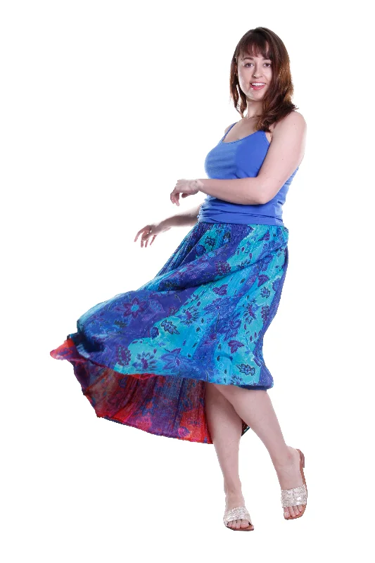 women's cool work skirtsLa Cera Plus Size Reversible A-line Skirt