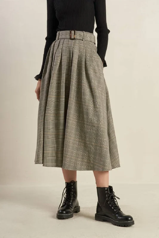 women's spring mini skirtsMOODY ALLURE WOVEN FULL SKIRT